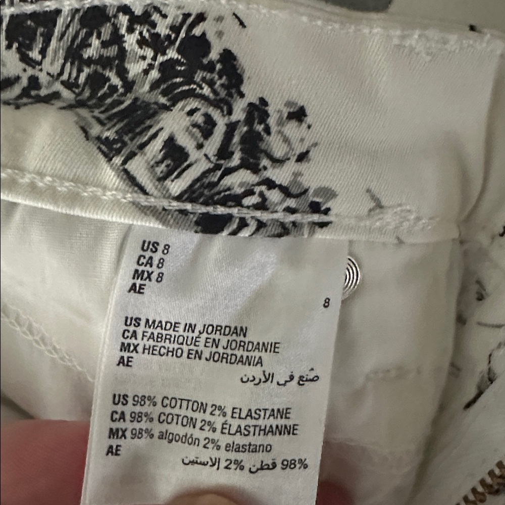 Charter Club Black and White Toile Print Pants - Picture 8 of 9